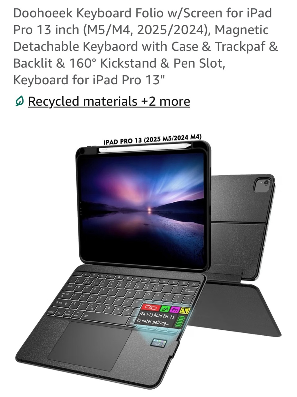 New iPad keyboard case
